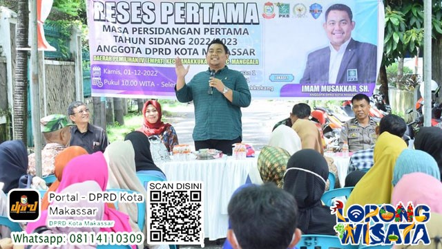 Masalah Infrakstruktur, Sampah dan Banjir, Aduan yang Diterima Legislator Imam Musakkar saat Reses di Manggala-Panakkukang 